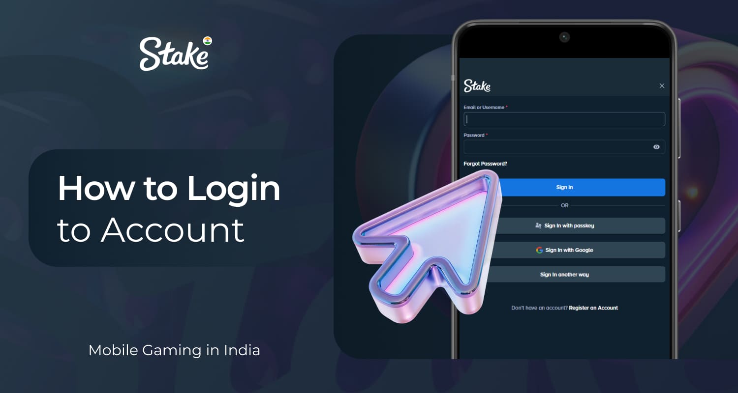 Stake India Signin: detailed information about the process of logging into an existing account on the platform.