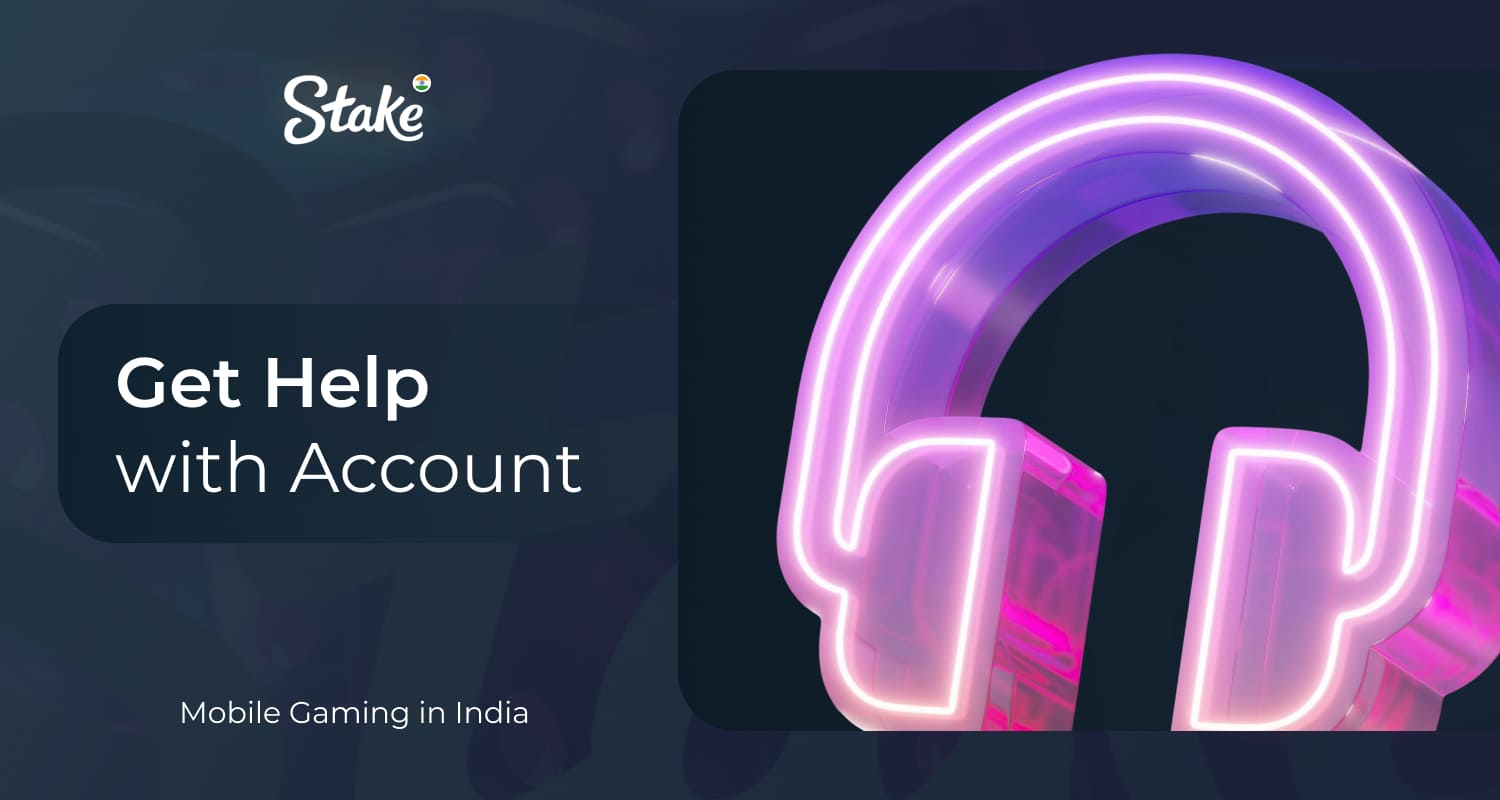 How to get help from Stake India if you encounter difficulties creating an account.